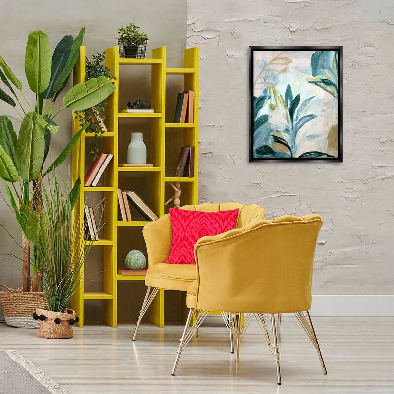 Stupell Vintage Hawaii Native Plants Framed Floater Canvas Wall Art Design By Gemma Bardot