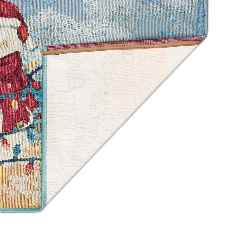 Liora Manne Esencia Beach Snowman Indoor/Outdoor Mat