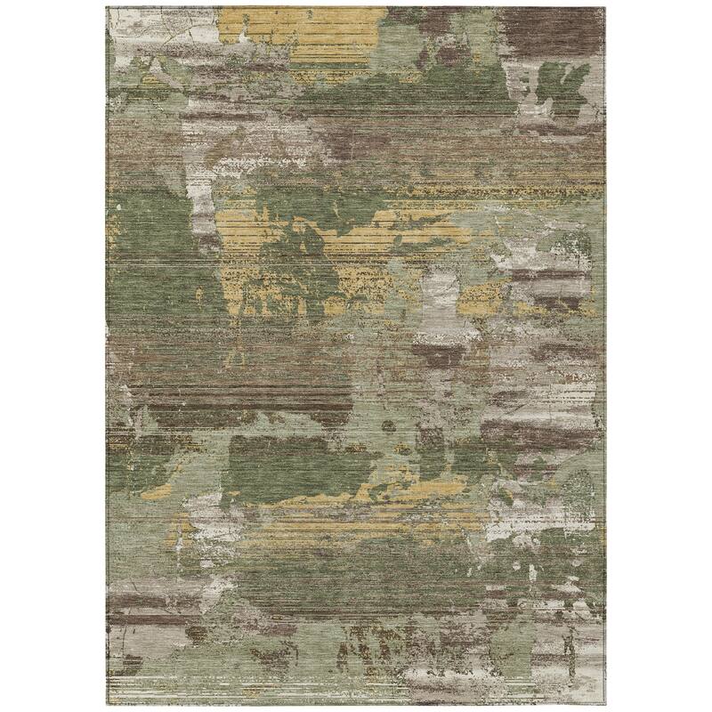 Machine Washable Indoor/ Outdoor Chic Veta Chantille Rug