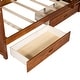 preview thumbnail 16 of 68, American Classic Traditional Style Twin-over-Twin Bunk Bed with Ladders and Two Storage Drawers