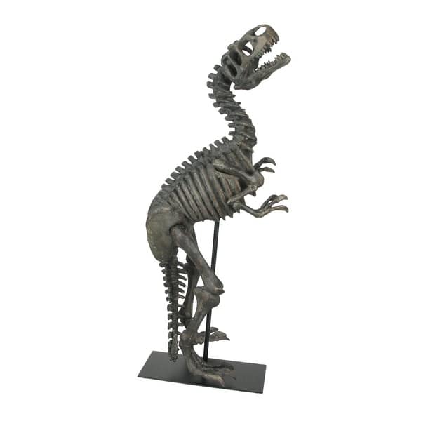 Resin Tyrannosaurus Rex Replica Dinosaur Skeleton Sculpture 21.75 Inch