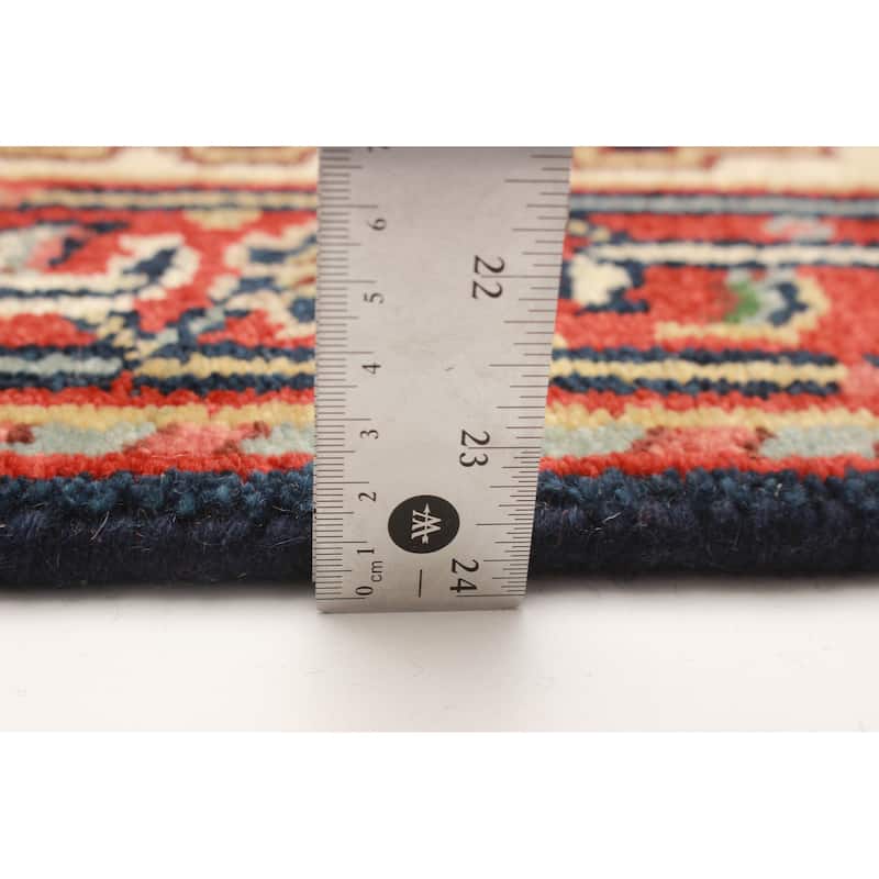 ECARPETGALLERY Hand-knotted Serapi Heritage Dark Navy Wool Rug - 2'6 x 25'7