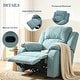 preview thumbnail 3 of 37, Chenille Manual Recliner with 3-Position Adjustable Backrest, Soft Foam Seat, Durable Frame, 330LB Weight Support