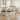 Upholstered Bar Stool Counter Height Stools with Rattan Back