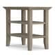 preview thumbnail 44 of 49, WYNDENHALL Normandy 14 inch Wide Solid Wood Transitional Narrow Side Table - 14 Inches wide