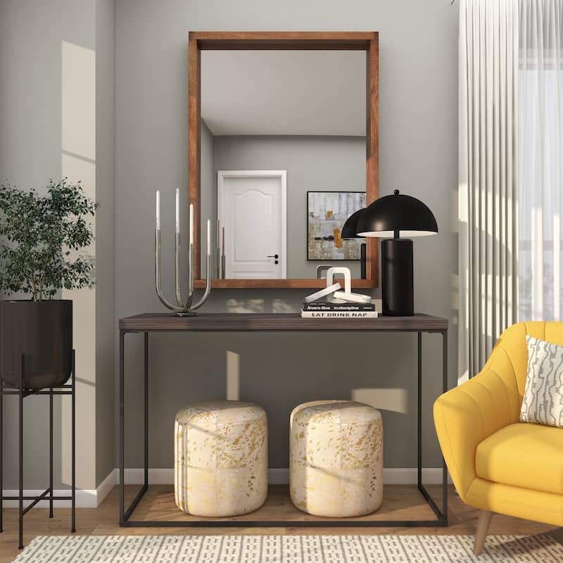 Gold or Black Metal Room Accent Lamp with Dome Shade - Black