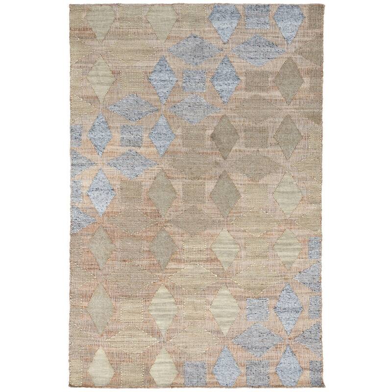 Jules Natural Multi Handwoven Area Rug by Kosas Home - 5x8