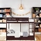 preview thumbnail 2 of 10, Twin/Twin Bunk Bed with Storage and Ladder