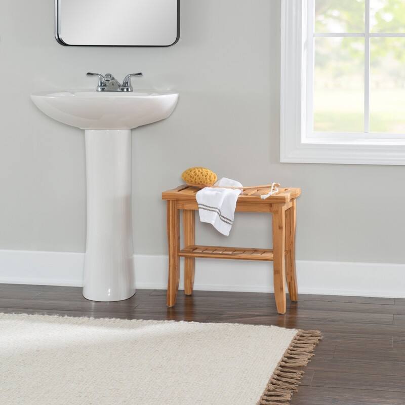 Bracken Bamboo Stool - Natural