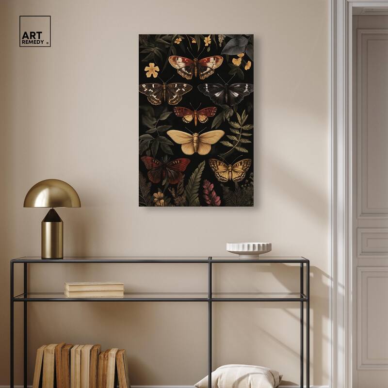 Winged Visitors III Canvas by Art Remedy, Gallery Wrapped