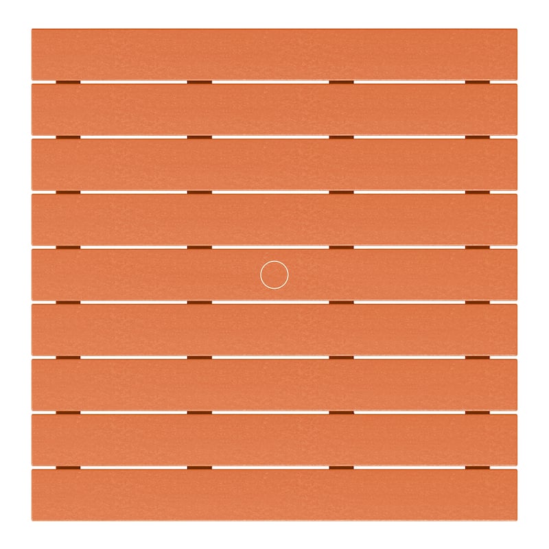 Polytrends Laguna Kids Outdoor 31" Square Poly Dining Table