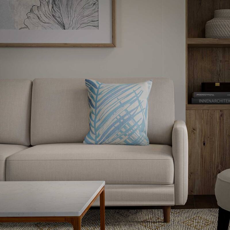 Rizzy Collection Modern Botanical Throw Pillow