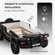 preview thumbnail 3 of 35, Zemo Novelty Twin Faux Leather Upholstered Off-Road SUV Kid Bed with Light and Sound Functions by Furniture of America