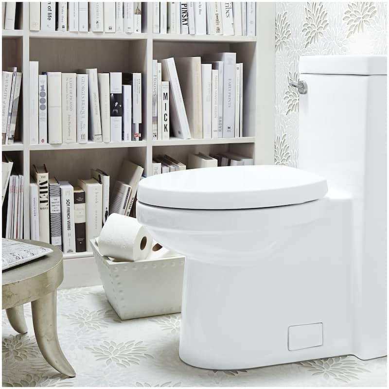 DXV Cossu 1.28 GPF One Piece Elongated Chair Height Toilet with Left