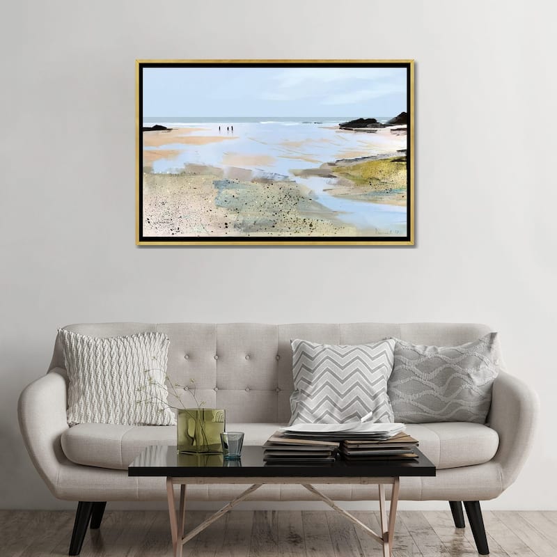 iCanvas "Sea View" by Dan Hobday Framed Canvas Print