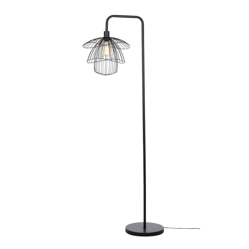 Kenroy Home Orchid Downbridge Floor Lamp - Black