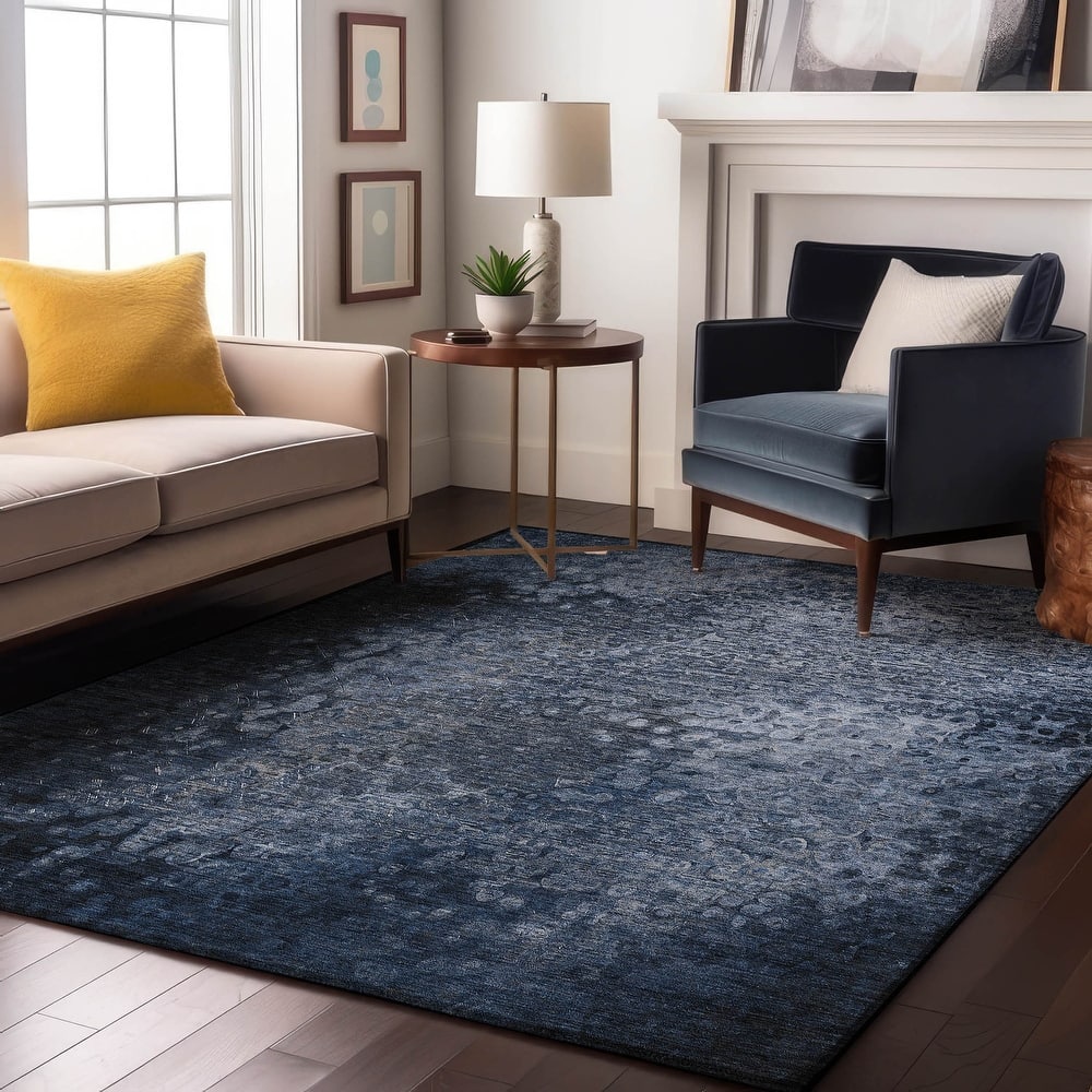 Premium Washable Super Soft Solid Imprints Mayfield Rug