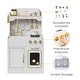 preview thumbnail 6 of 10, Teamson Kids Petite Versailles Classic Play Kitchen with Accessories, White - 19.76" L x 12.01" W x 35.51" H