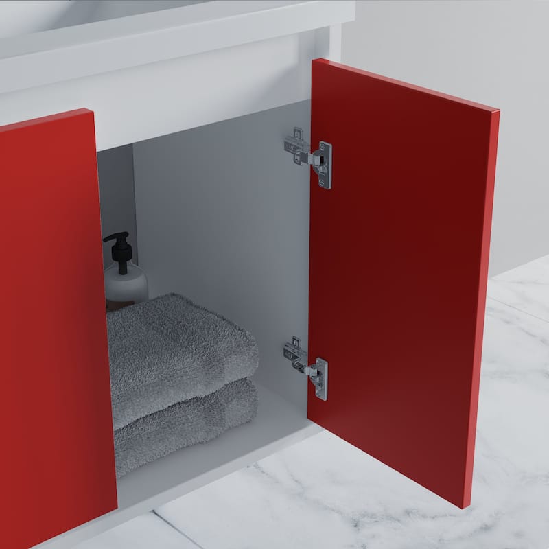 Kennan 30" Single Bathroom Vanity Set with V Legs