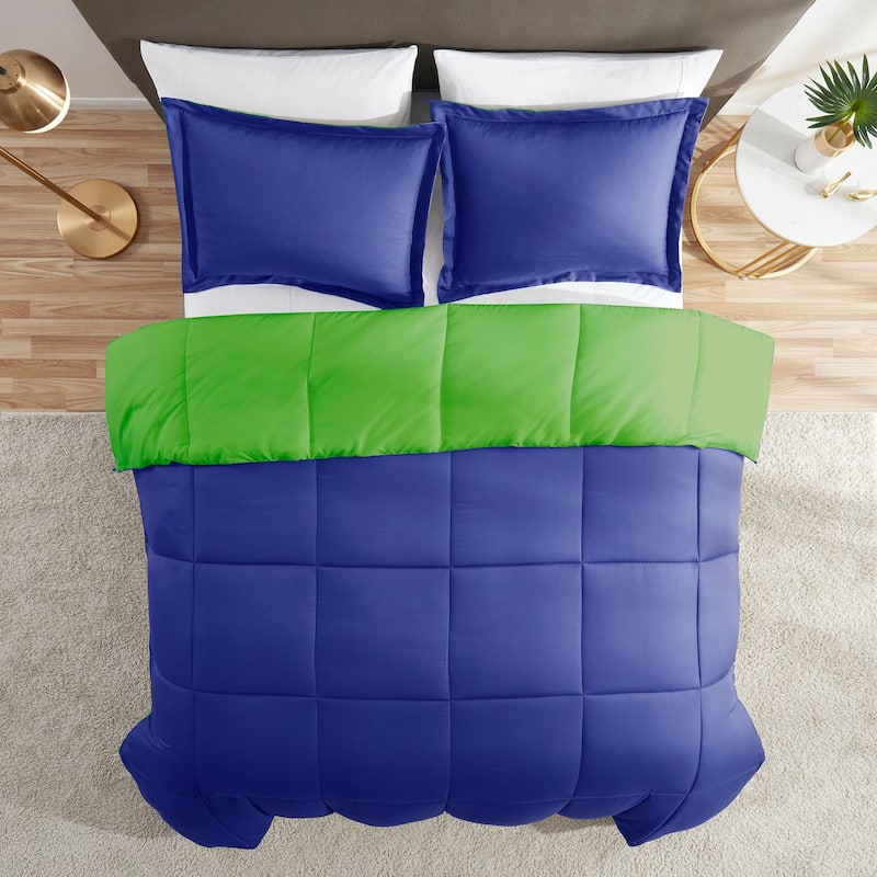 Nestl All Season Down Alternative Reversible Comforter Set