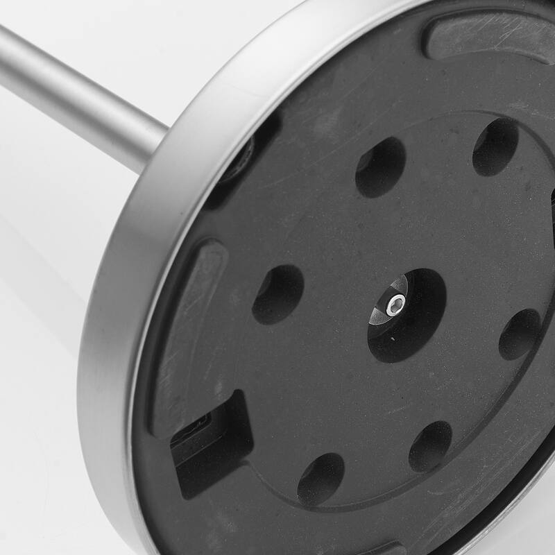 Round Freestanding Toilet Paper Holder with Stainless Steel Base