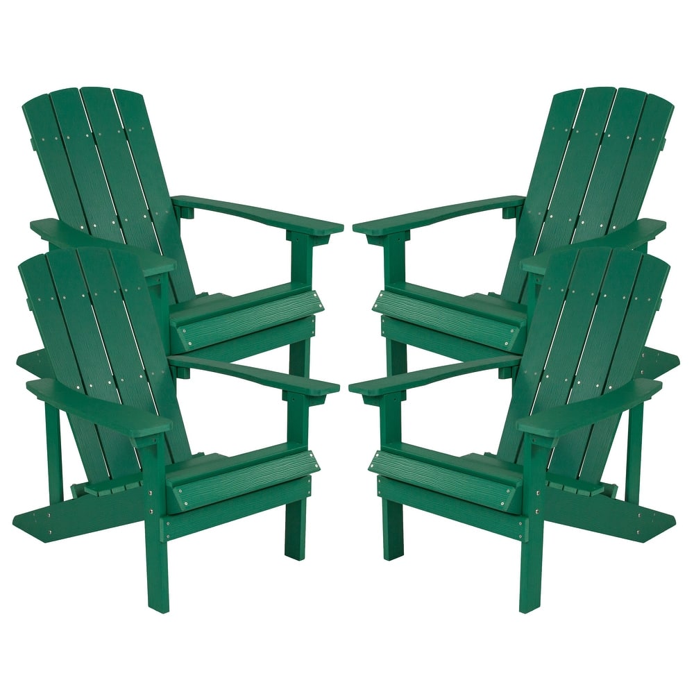 All-weather Poly Resin Wood Outdoor Adirondack Chair (Set of 4)