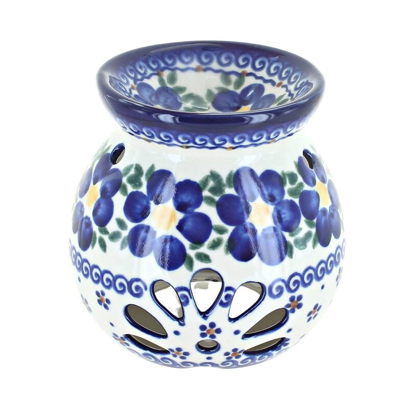 Blue Rose Polish Pottery Vena Aromatic Warmer - Spring Blossom