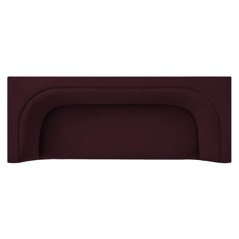 Hilda 86" Curved Back Performance Velvet Sofa