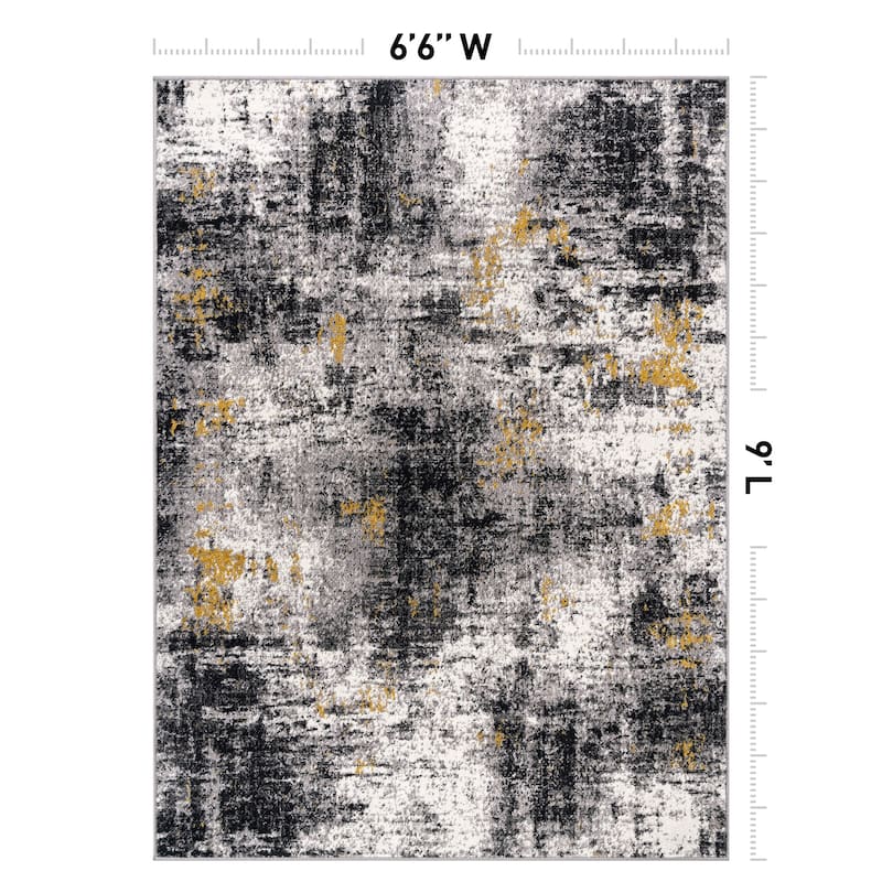World Rug Gallery Adare Contemporary Abstract Area Rug