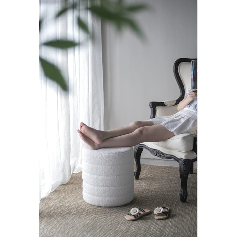 GDFStudio - Isabella French Country Home Decor Collection with Vase, Stool - 22.4"