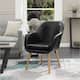 Option Black Faux Leather