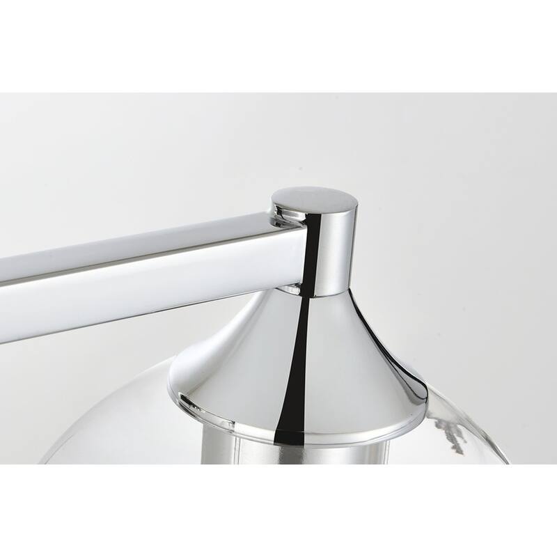 Felz 1 Light Black and Clear Bath Sconce