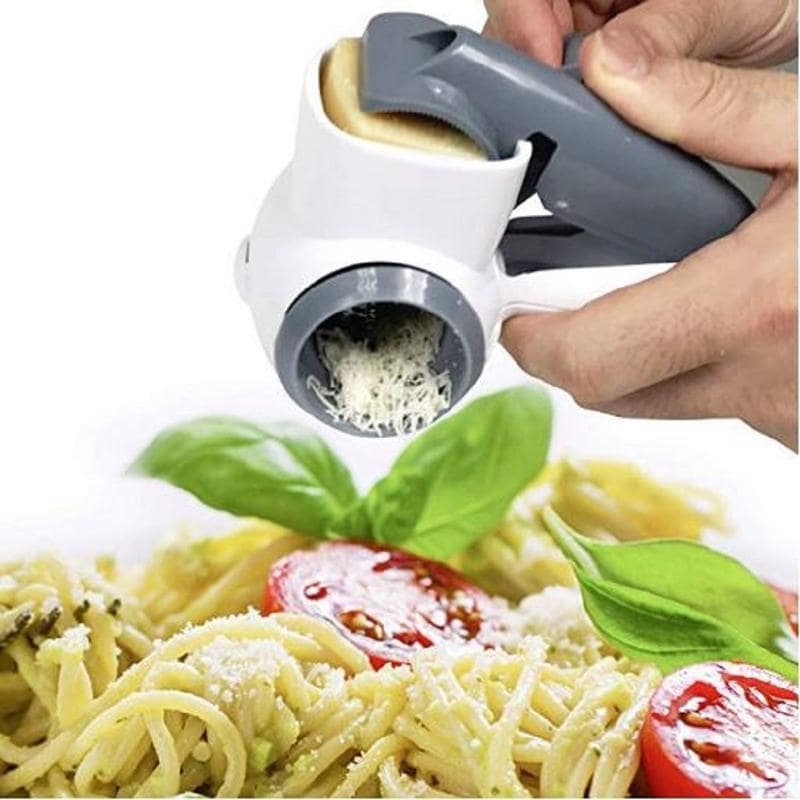 Stainless Steel Rotary Cheese Grater Handheld Manual Stainless