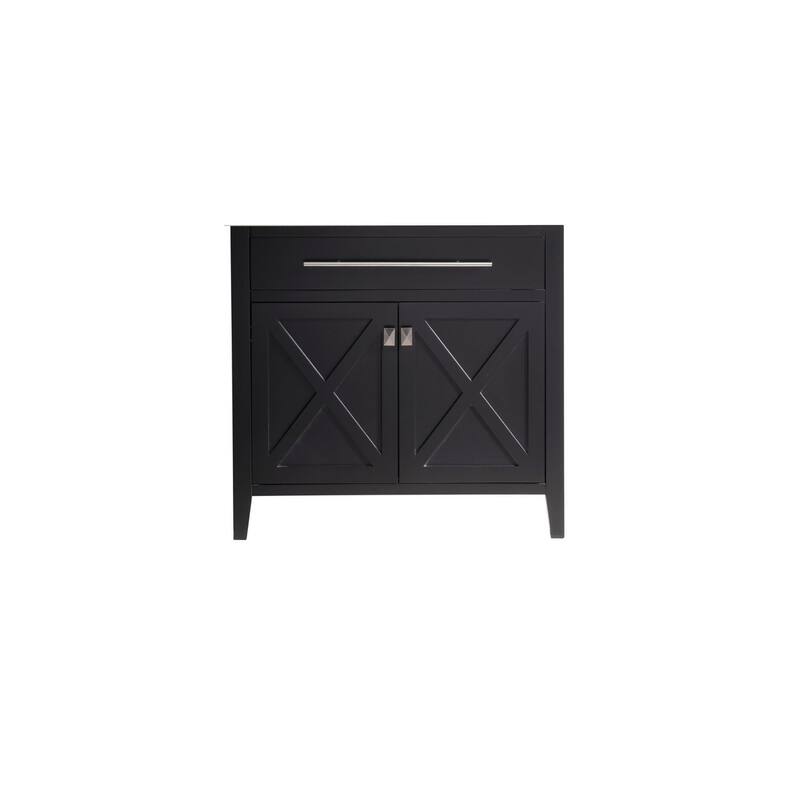 Miseno MV-36-313YG319-BASE Wimbledon 36" Single Free Standing Vanity - Espresso