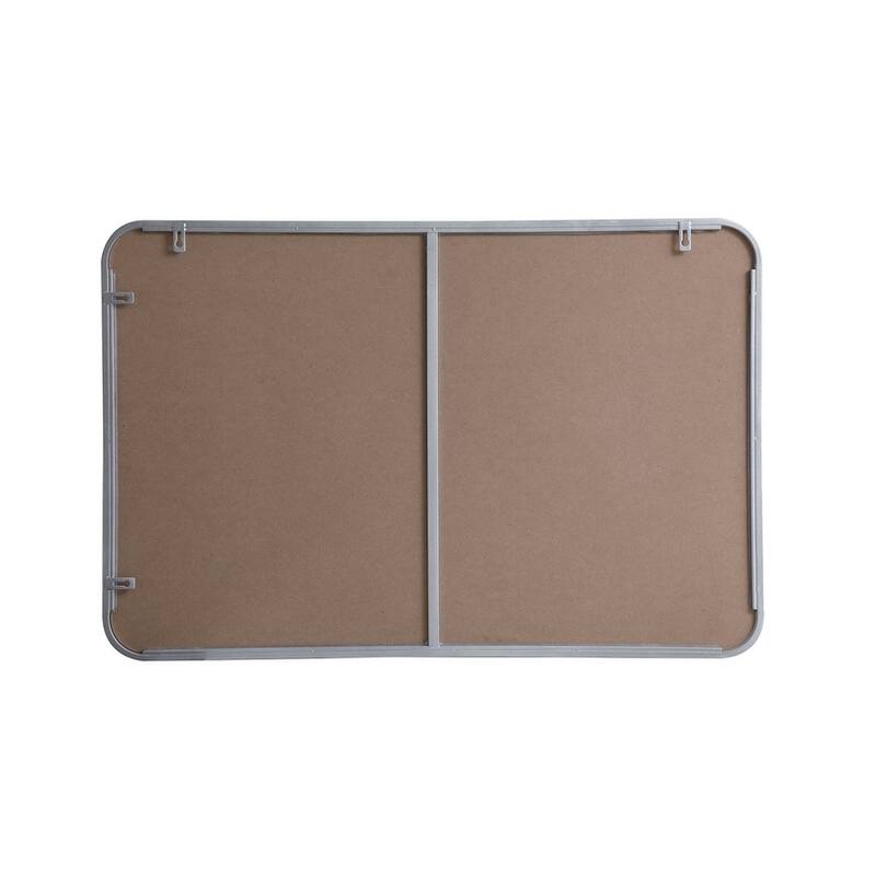 Ezra Soft Corner Metal Rectangular Mirror