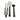 Charcoal Companion Oval Pro Chef Espresso 3-Piece BBQ Tool Set