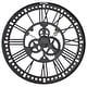 preview thumbnail 3 of 6, FirsTime & Co. Roman Gear Wall Clock, American Crafted, Oil Rubbed Bronze, Plastic, 24 x 2 x 24 in