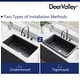 preview thumbnail 30 of 30, DeerValley Glen 32" x 19" Fireclay Rectangular Undermount Kitchen Sink