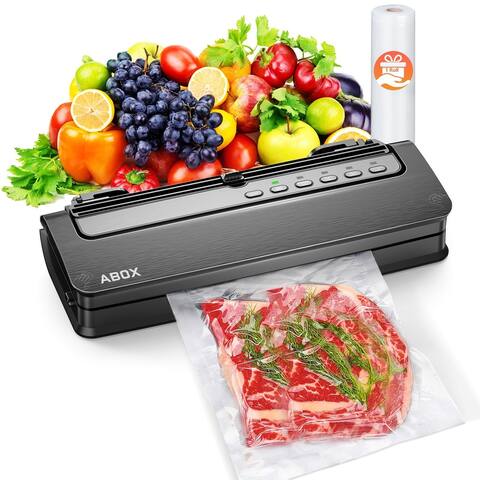 Vacuum Sealer, 6 in 1 Vacuum Sealer Machine with Dry/Wet Modes for Food Preservation , Food Sealer Machine