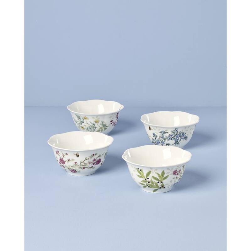 Lenox Butterfly Meadow Herbs Dinnerware Set, Service for 4