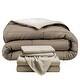preview thumbnail 38 of 38, Bare Home Down Alternative Reversible Bed-in-a-Bag Sand/Taupe, Sheets: Sand - Full