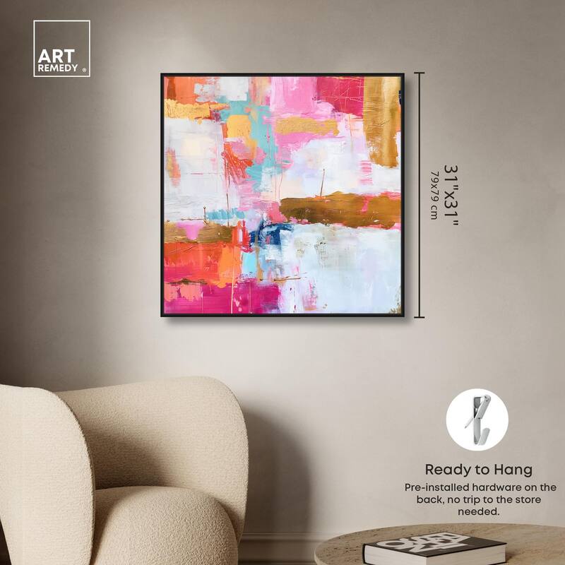 Exuberant Hues II Canvas by Art Remedy