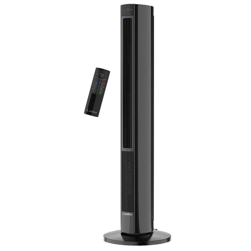 Lasko 1500W Oscillating All Season Tower Fan and Space Heater w/Timer and Remote - 12.5