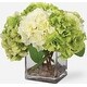 preview thumbnail 6 of 4, Uttermost 60219 Savannah 13" Tall Glass and Stone Faux Flora Planter