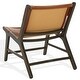 preview thumbnail 11 of 37, SAFAVIEH COUTURE Alanarose Leather Accent Chair - 26"W x 33"D x 33"H