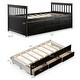 preview thumbnail 5 of 6, Alternative Twin Captain's Bunk Bed-Espresso
