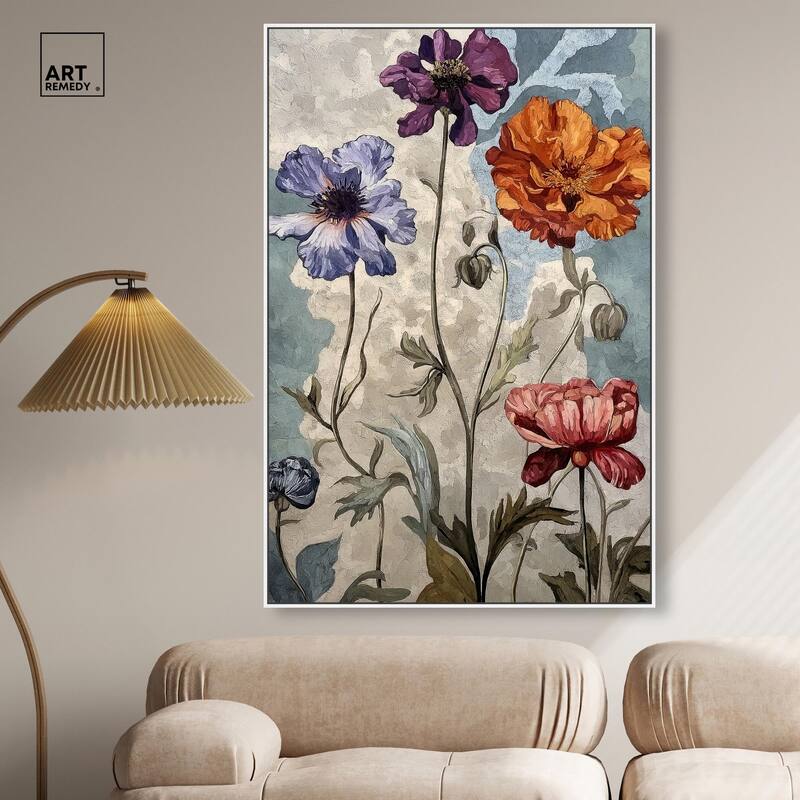 Hued Blossom III Canvas by Art Remedy