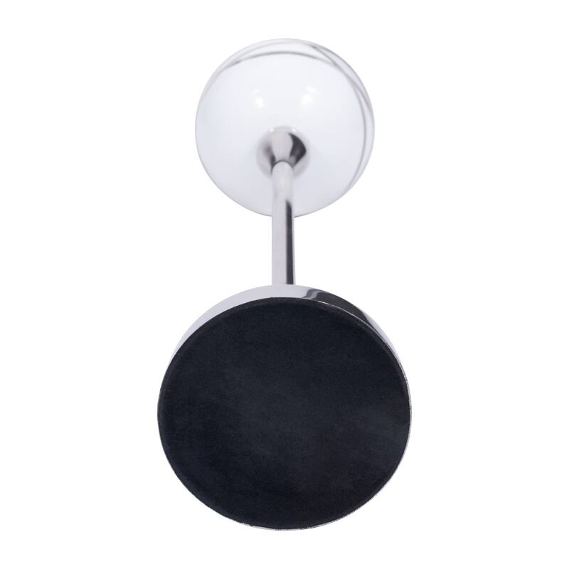 Sagebrook Home Modern Neutral White/silver Votive Classic and Sophistication Glass Candle Holder