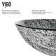 preview thumbnail 7 of 12, VIGO Giovanni 17"L x 17"W Glass Vessel Sink and Seville 13"H Faucet Set