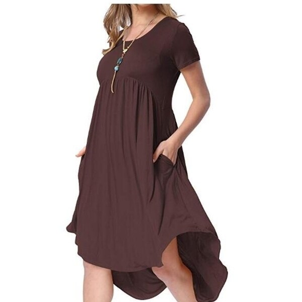 loose scoop neck dress